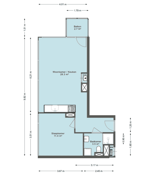 apartment in Zoetermeer